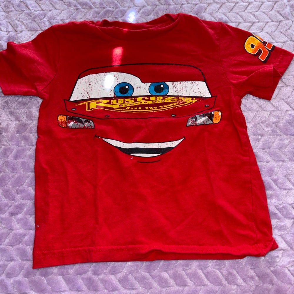 Red Cars Themed Kids T-Shirt